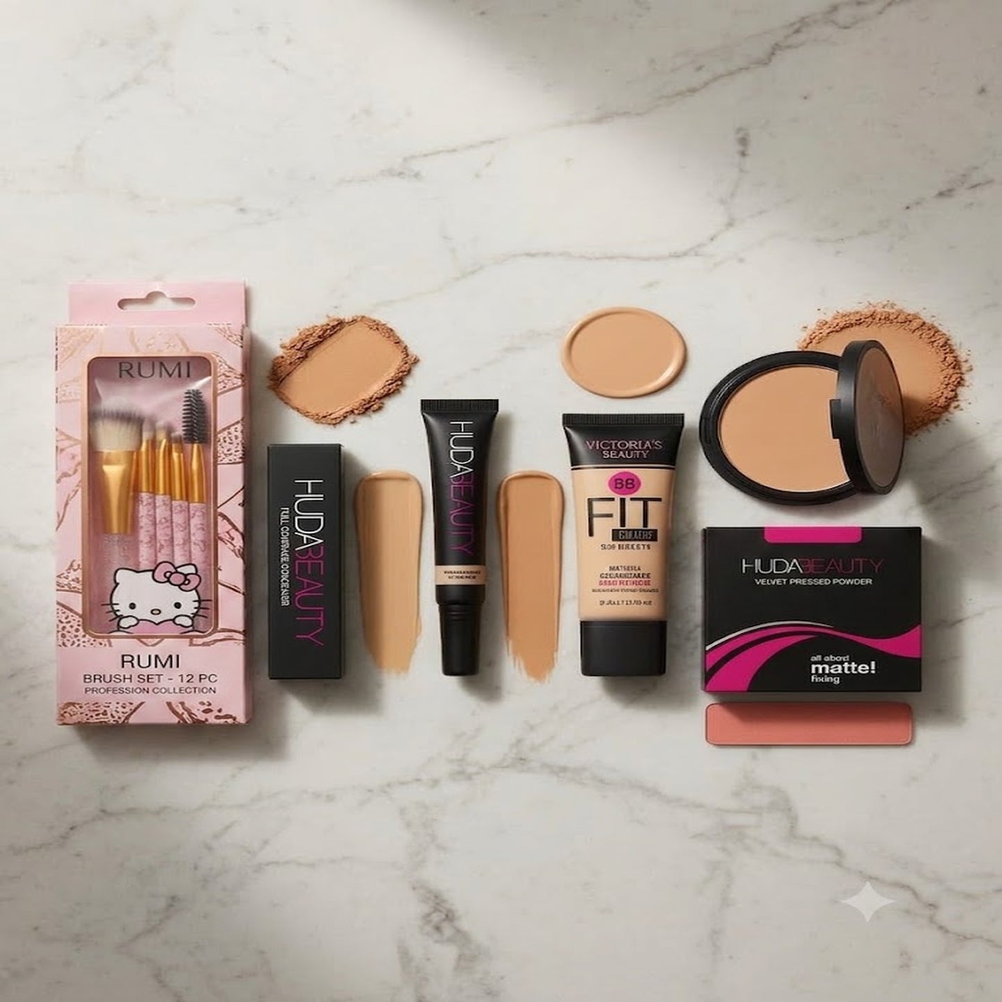 4-in-1 Ultimate Flawless Base Makeup Combo Set – Perfect Matte Finish