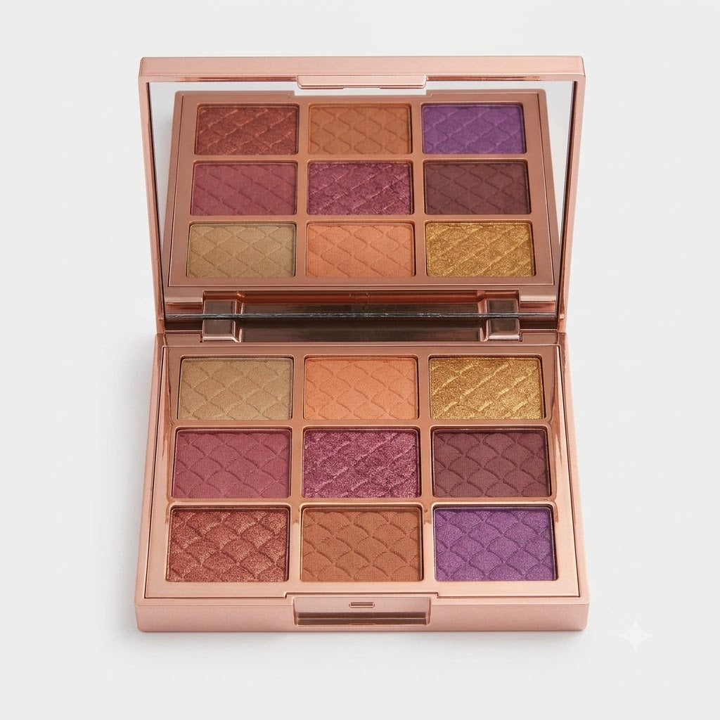 I Heart Revolution Dragon Makeup Pigment Palette – 9 Shimmer & Matte Eyeshadow Shades