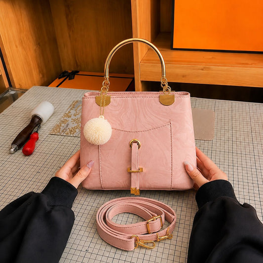 Premium Ladies Satchel Handbag - Compact & Stylish Everyday Purse