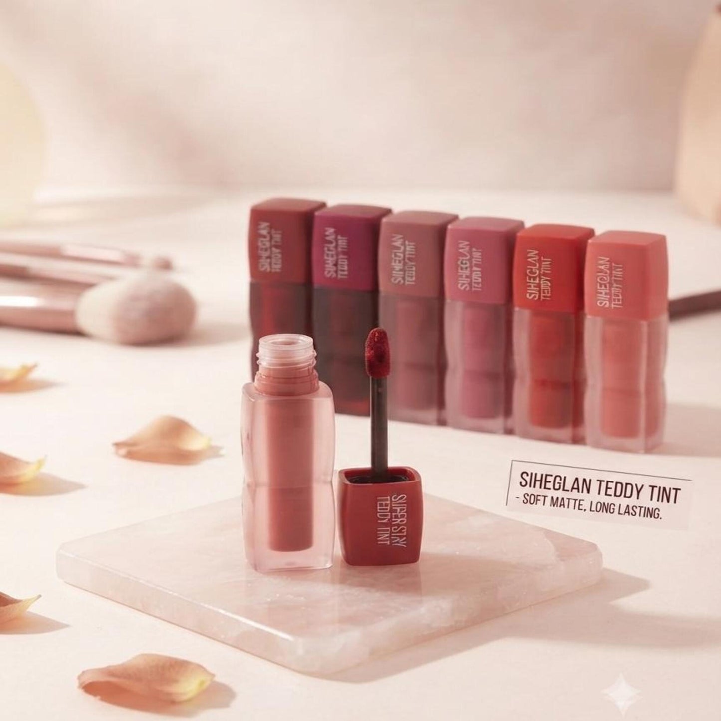 SIHEGLAN Super Stay Teddy Tint | Soft Matte Long Lasting Lip Tint