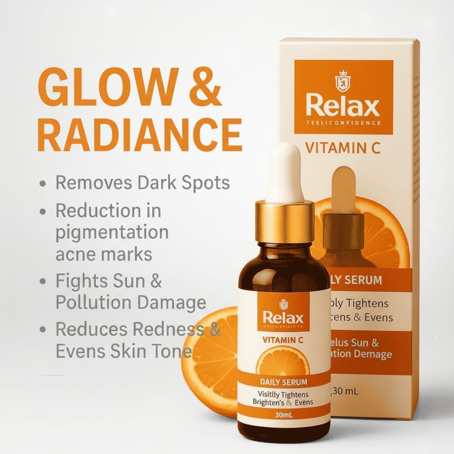 Relax Vitamin C Daily Glow Serum 30ml | Anti-Aging – Zeenora