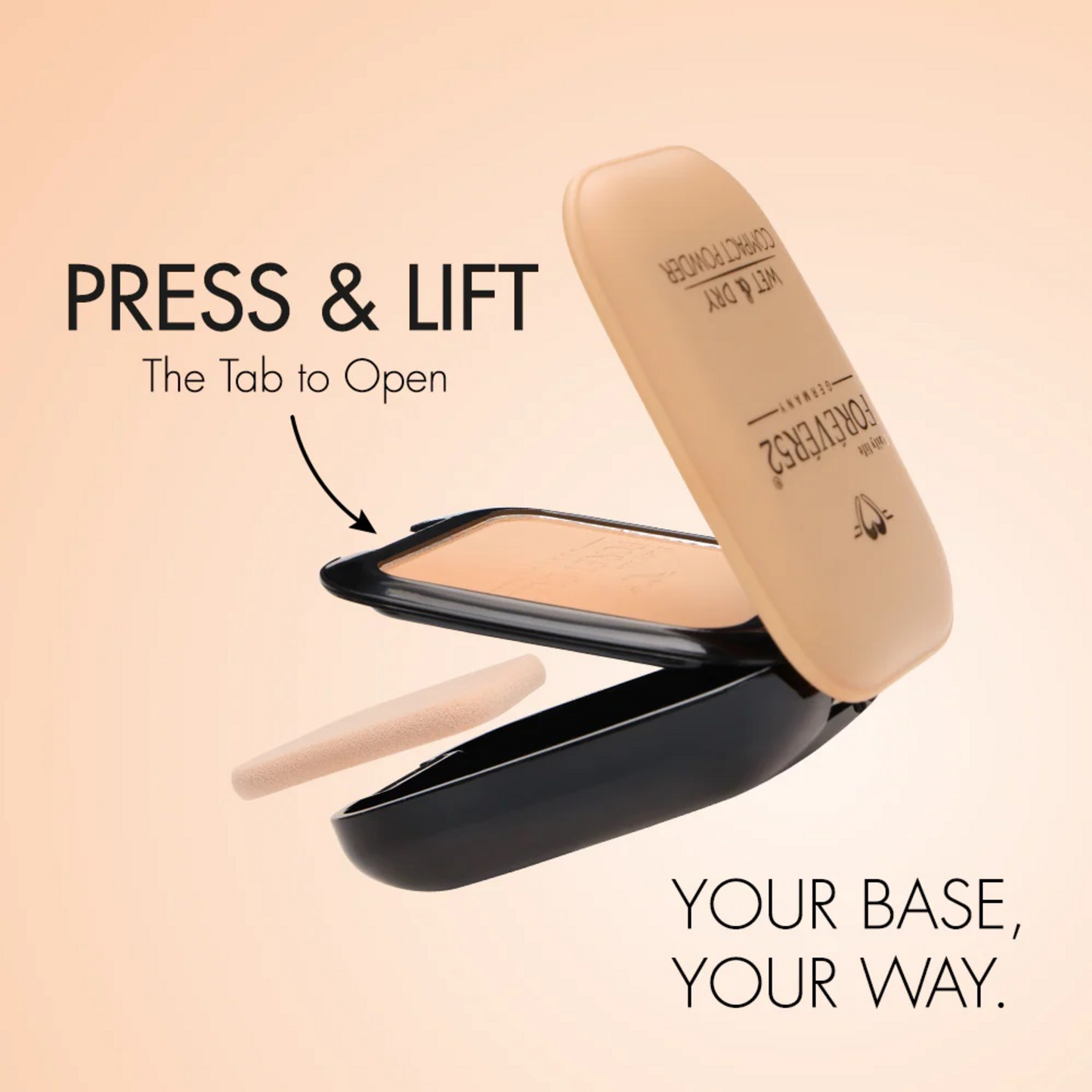 Daily Life Forever52 Two Way Cake Compact Powder – High Coverage (Wet & Dry Formula)