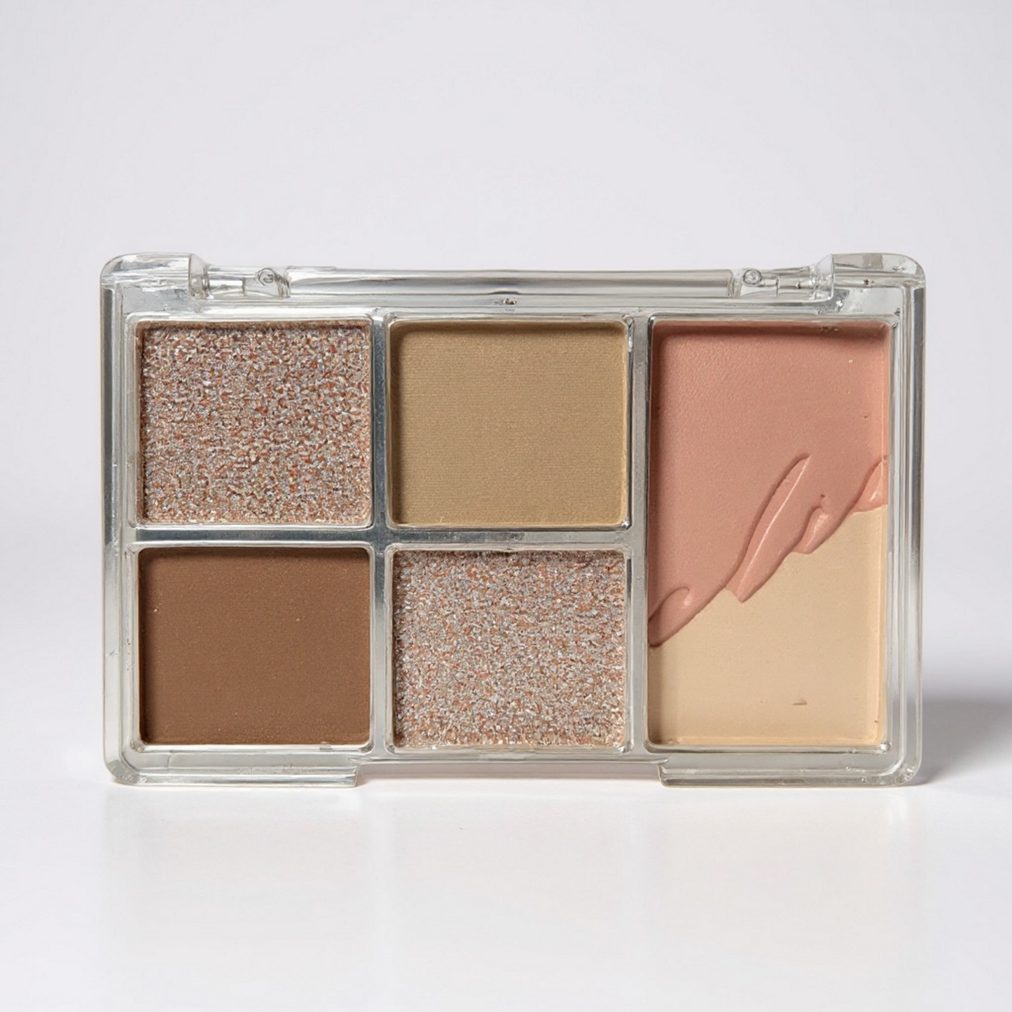 Multi-Purpose Makeup Palette – Neutral Eyeshadows & Dual-Tone Cream Blush